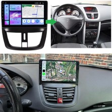 Peugeot 207 Android Multimedya Sistemi 4-64 Cadence R18 (2006-2012) Ön Kayıt Kamera Hediyeli