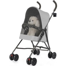 Nunbell Daisy Kedi Köpek Taşıma Arabası 45-62-101CM