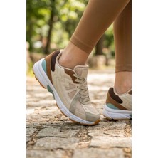 In Step Stealth-Grip Kadın Günlük Spor ve Yürüyüş Ayakkabısı Krem