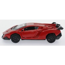MEGA Çek Bırak Kırmızı Metal Spor Araba SL6607B