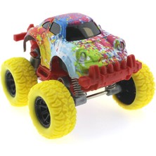 MEGA Die Cast Batik Desenli Sarı Teker Araba
