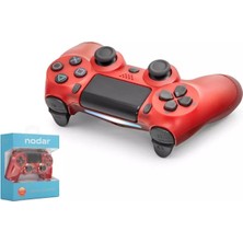 Hadron Nodar ND400B Ps4 Kablosuz Gamepad Oyun Kolu Kırmızı