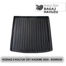 Elorcar Kodıaq 5koltuk Üst Kademe 2024 - Sonrası 3D Bagaj Havuzu