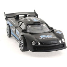 MEGA Die Cast Çek Bırak Metal Siyah Yarış Arabası Ds