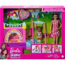 HHB67 Barbie  Bebek Bakıcısı Skipper Oyun Evi Seti
