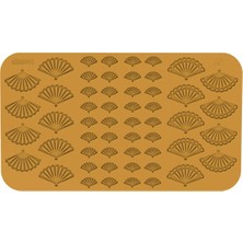Silikomart Silikon Dekor & Tuil Kalıbı Ventaglio 33,5X21,5 - 73X44 mm