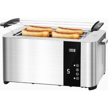 Lebenlang 4 Dilim Uzun Yuvalı Ekmek Kızartma Makinesi 1400W