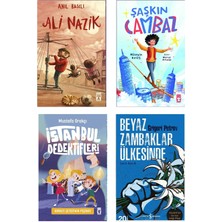 Timaş Çocuk 3 4 ve 5.sınıf Okuma Set Anıl Basılı Ali Nazik Şaşkın Cambaz Istanbul Dedektifleri Beyaz Zambaklar