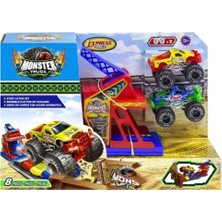 MEGA Express Wheels Die Cast Metal Araçlı Fırlatma Rampası