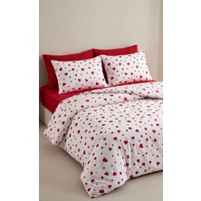 Nayino Kalpli Nevresim Takımı  Çift Kişilik %100 Pamuk