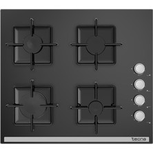 Tecna Ao 614SC 60 cm Siyah Cam Ankastre Ocak