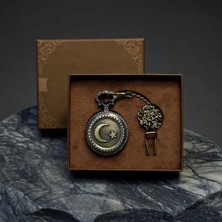 Livenda Türk Bayraklı Köstekli Saat