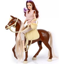 Galtoys Jasmine Atlı Bebek Kahve-Bej