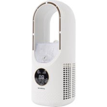 Kumtel Soğutucu Buharlı 6 Kademeli LED Işıklı Taşınabilir Masaüstü USB Fan Hufh-01