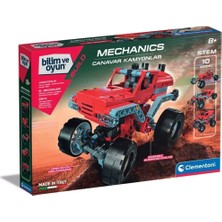 Clementoni 75038TR Mekanik Laboratuvarı - Canavar Kamyonlar +8 Yaş