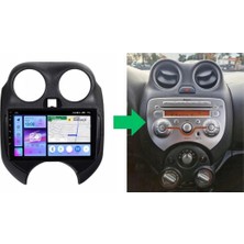 Nissan Micra Android Multimedya Sistemi 4-64 Cadence R18 (2011-2013) Ön Kayıt Kamera Hediyeli