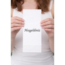 Hoşgeldiniz Yazılı Baskılı Peçete 20 Adet