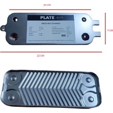 Universal Plakalı Eşanjör Bosch Buderus 12