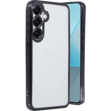 Prativas Galaxy S25 Kılıf Lensli Silikon - Siyah