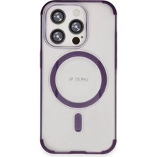 Prativas Iphone 15 Hilton Magsafe Kapak - Derin Mor