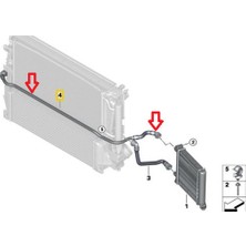 Gutsy Bmw Radyatör Üst Soğutma Borusu Hortum Miniccoper F56 8625400-O1 179089-10