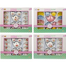 Poçi's World Porselen Çay Takımı 17 Parça 1 Adet