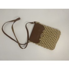 Atlasın Evreni Bej Yan Çanta Bej - Standart