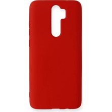 Prativas Redmi Note 8 Kılıf Nano Içi Kadife Silikon - Kırmızı