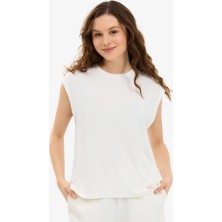 Skechers S2610047-3817 W Soft Touch Loose Fit Kadın T-Shirt