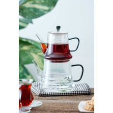 PremiumPort Şeffaf Borosilikat Cam Çaydanlık, Dayanıklı ve Estetik Tasarım