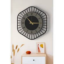 Lupokraft Modern Dekoratif Ahşap Duvar Saati – Sessiz Mekanizma, 48 Cm, Renk Seçenekli Tasarım