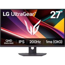Lg Ultragear G6 27G610A-B 27 Inc  200Hz 1ms HDMI Dp Freesync Premium HDR400 Pivot Qhd IPS Gaming Mon