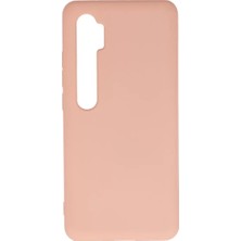 Prativas Note 10 Lite Kılıf Nano Içi Kadife Silikon - Pudra