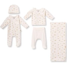 BabyCosy Organic Wear Bebek 5'li Set %100 Organic Pamuk Yenidoğan Serisi - CSYM31141