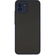 Prativas Galaxy A03 Kılıf Montreal Silikon Kapak - Lacivert