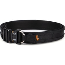 Mas Tactical® Görev Kemeri 6164 D-Tokalı 50MM Siyah