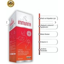 Animari Immunita Beta-Glukan ve C Vitaminli Kedi/köpek Bağışıklık Damlası 100 ml