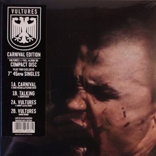 SoundBox Kanye West, Ty Dolla Sıgn - Vultures 1 (Carnıval Edıtıon Incl Exclusıve Artwork - Lımıted Edıtıon Maroon Vınyl) - 2 Sıngle Plak 7'' + 1 CD