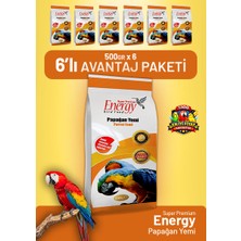 Bird Food Energy Papağan Yemi 500 G - 6 Adet