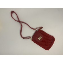 Atlasın Evreni Telefon Çantası Kırmızı - Standart