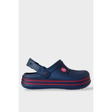 Liger Comfort Medikal Hemşire Sabo Unisex Terlik Lacivert - Kırmızı
