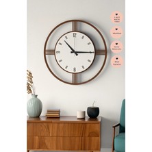 Lupokraft Modern Aynalı (Pleksi) Duvar Saati - 48CM - Sessiz Mekanizma