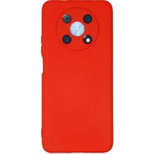 Prativas Nova Y90 Kılıf Nano Içi Kadife Silikon - Kırmızı