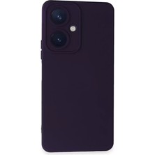 Prativas Y27 Kılıf Nano Içi Kadife Silikon - Mor