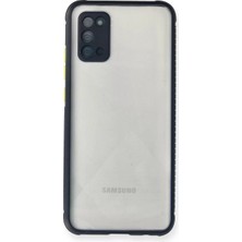 Prativas Galaxy A02S Kılıf Miami Şeffaf Silikon - Lacivert