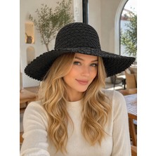 Aydın Şapkacınız Premium Kalite Şekilli Hasır Kadın Şapka – Yazlık Şık Plaj & Günlük