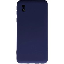 Prativas Galaxy A01 Core Kılıf Nano Içi Kadife Silikon - Lacivert