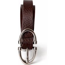 Ecrou Oval Buckle Belt, Brown