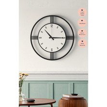 Lupokraft Modern Aynalı (Pleksi) Duvar Saati - 48CM - Sessiz Mekanizma