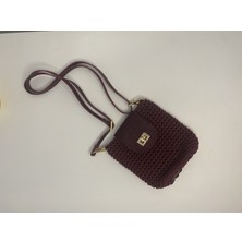 Atlasın Evreni Telefon Çantası Bordo - Standart